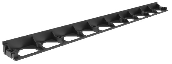картинка Бордюр Gidrolica Line Б-100.8.4.5 - пластиковый черный L100 от магазина Альфа Плейс