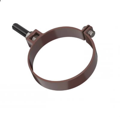 картинка Хомут трубы Технониколь Оптима (металл) коричневый d 80 мм от магазина Альфа Плейс